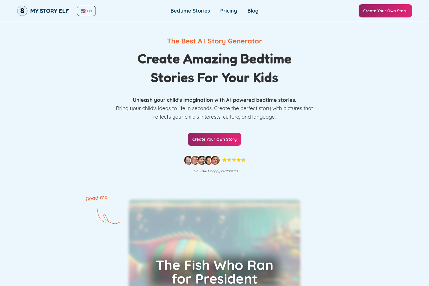 My Story Elf: Instantly Create Personalized Bedtime Stories