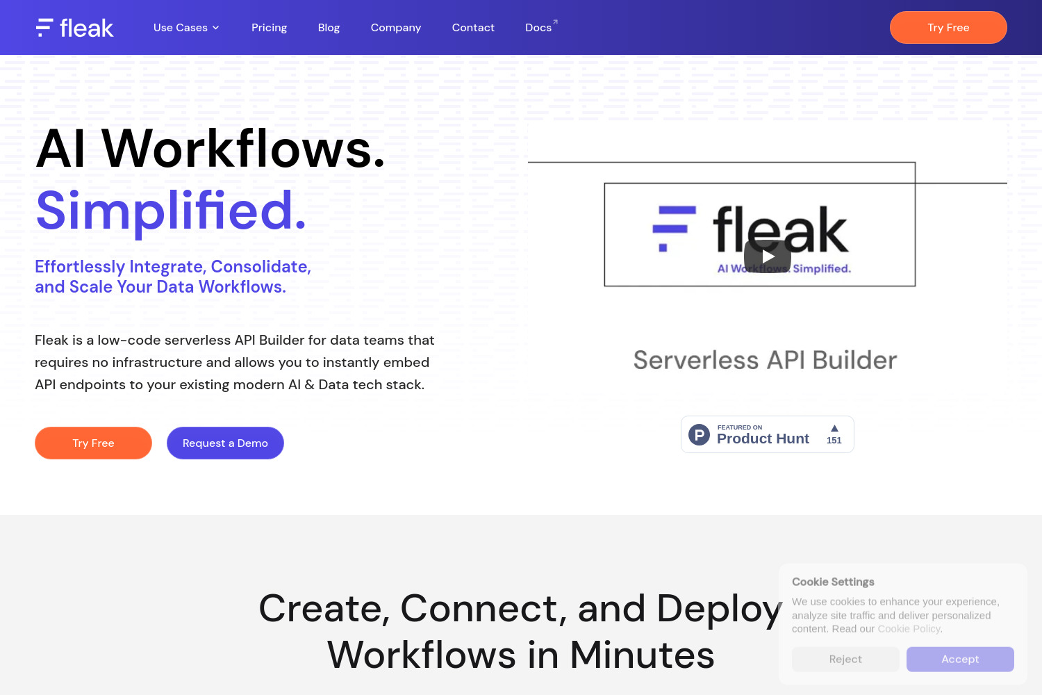 Fleak AI: Simplify AI Workflow Integration with a Serverless API Builder