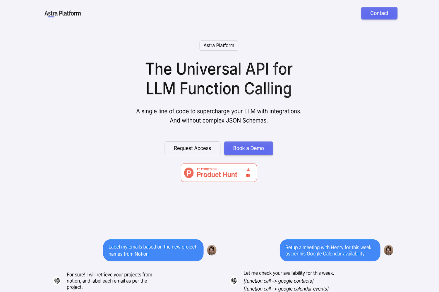 Astra: Universal API for Effortless LLM Function Calling