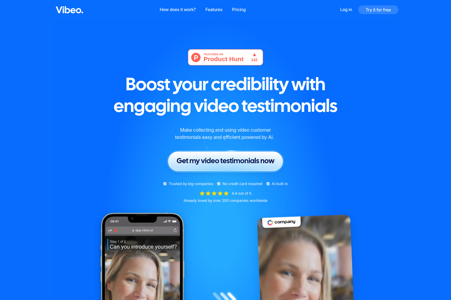 Vibeo AI: Transform Feedback into Engaging Video Testimonials