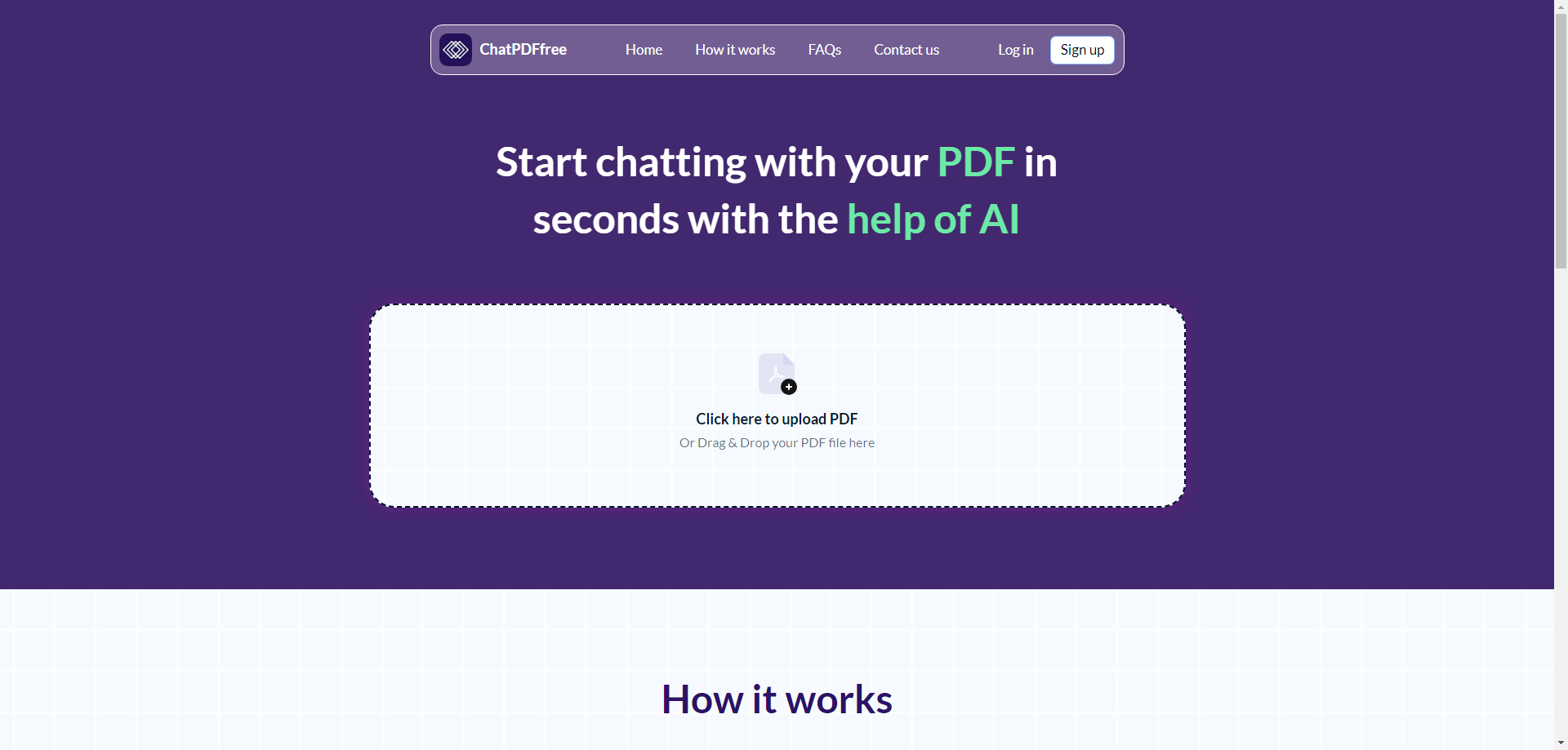 Chatpdffree.com - Your AI-Powered PDF Chat Assistant