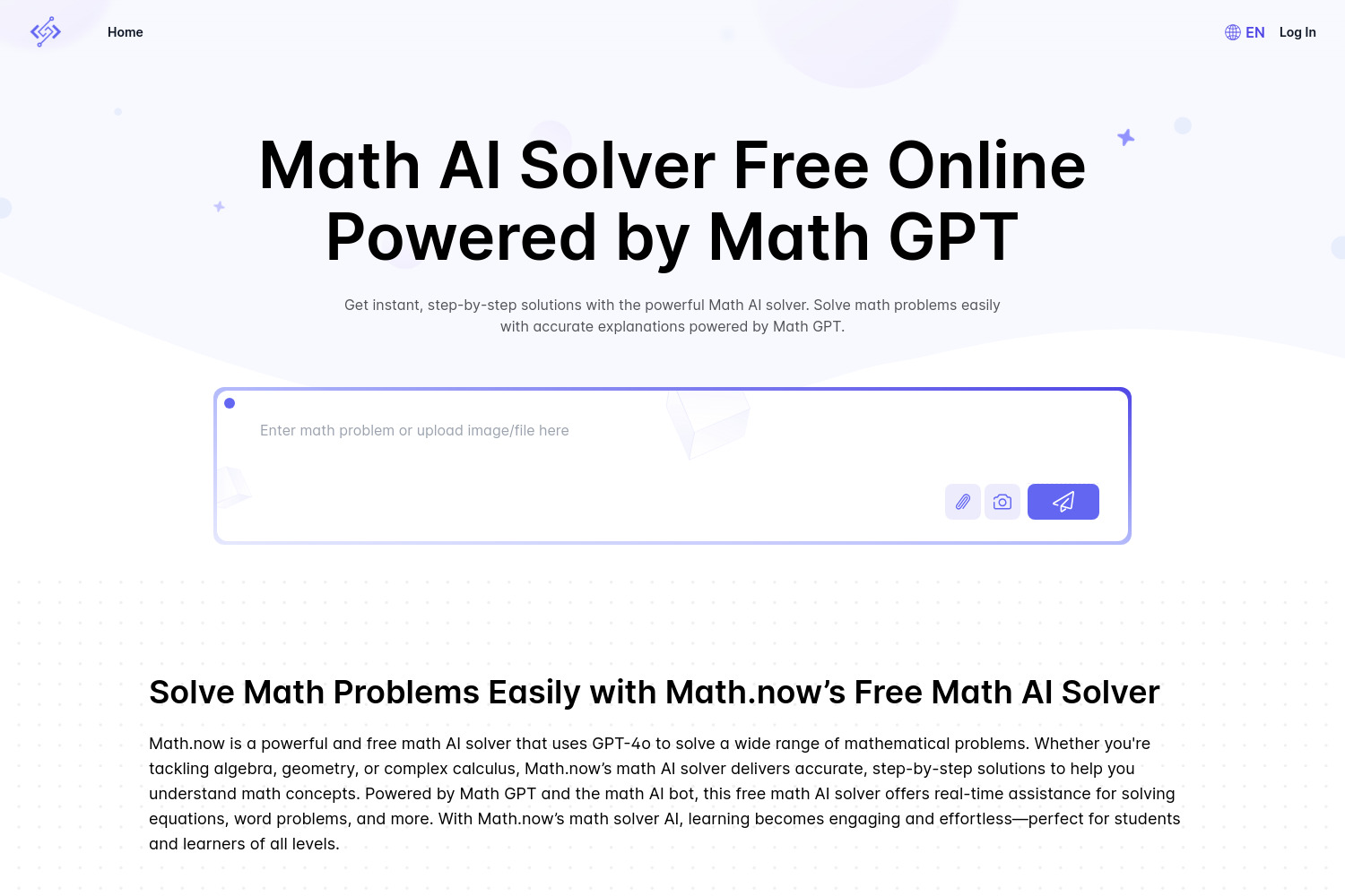 Math.now: Your Free AI Math Solution Expert