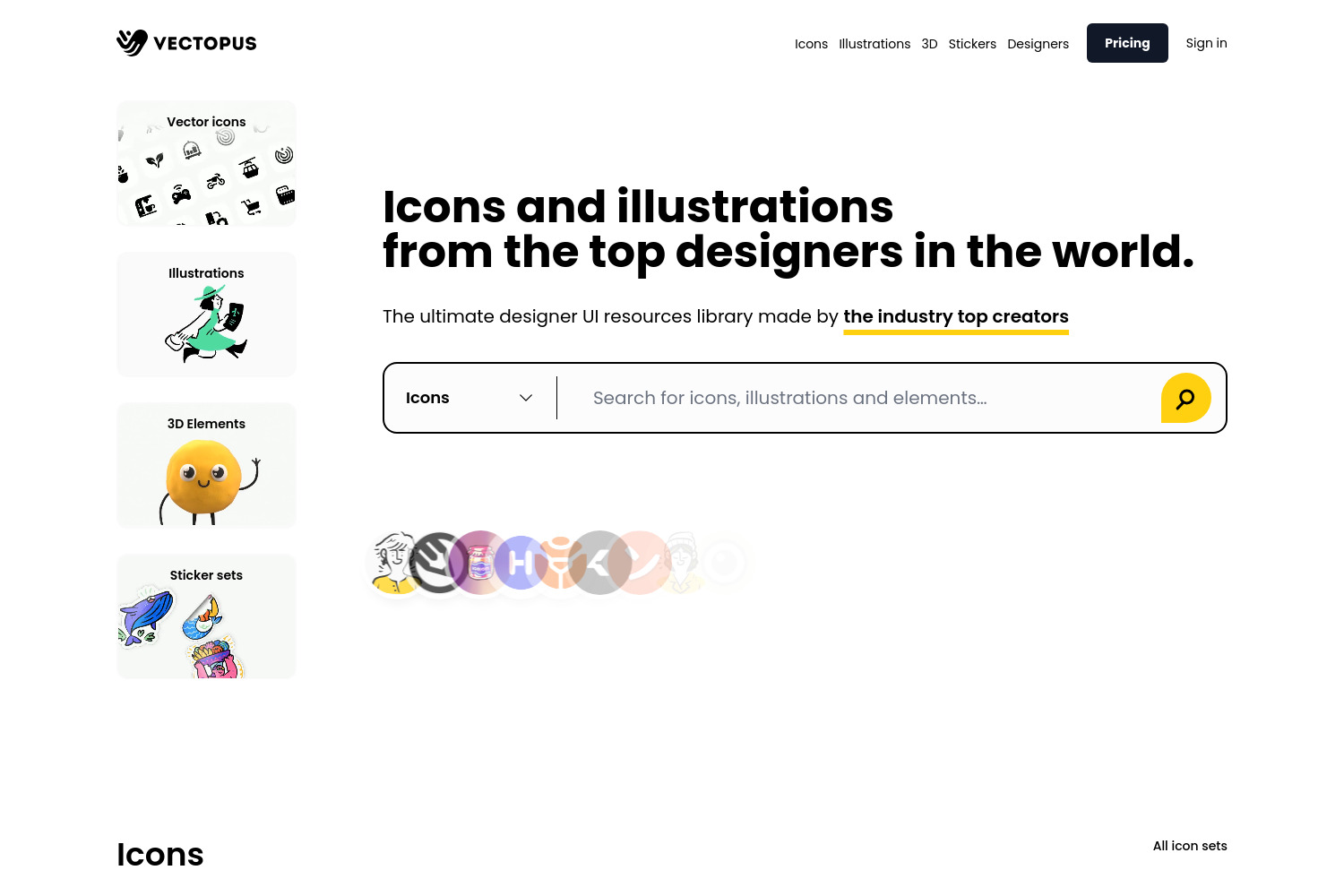 Vectopus: Premium Icons & Illustrations for Designers