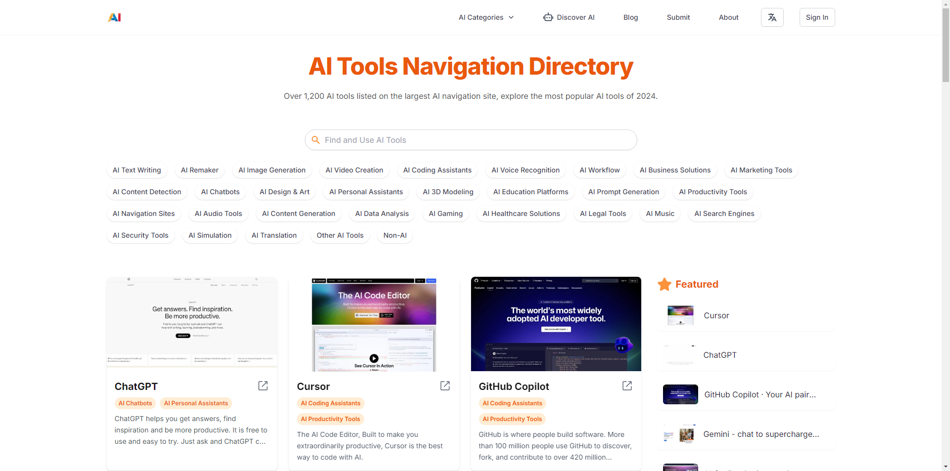 Navs.site: Your Ultimate AI Tools Navigation Directory