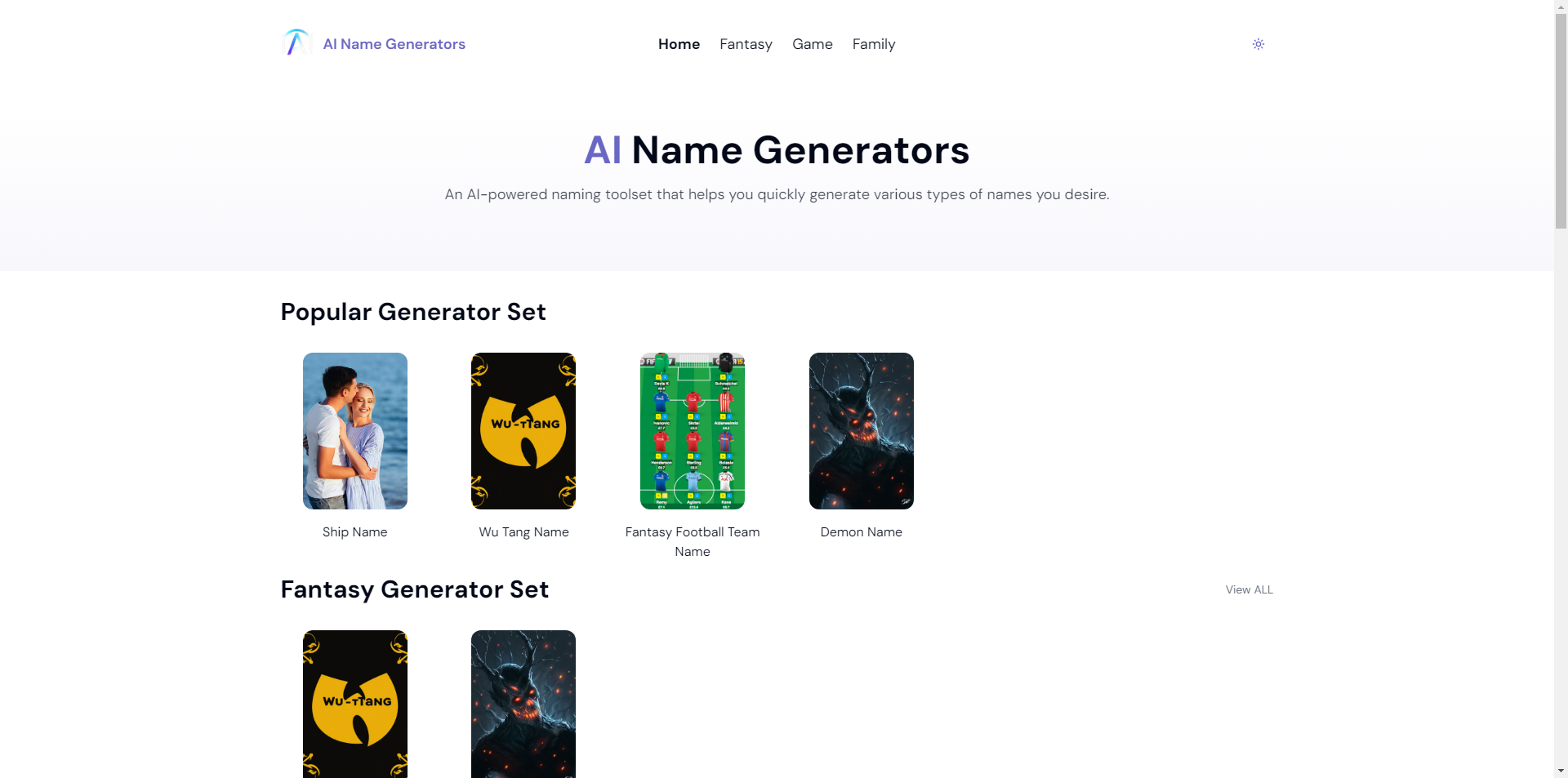 AI Name Generators - The Ultimate AI-Powered Name Generator Collection