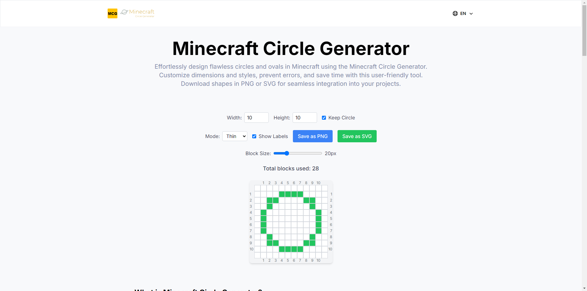 Minecraft Circle Generator: Craft Perfect Circles with Ease