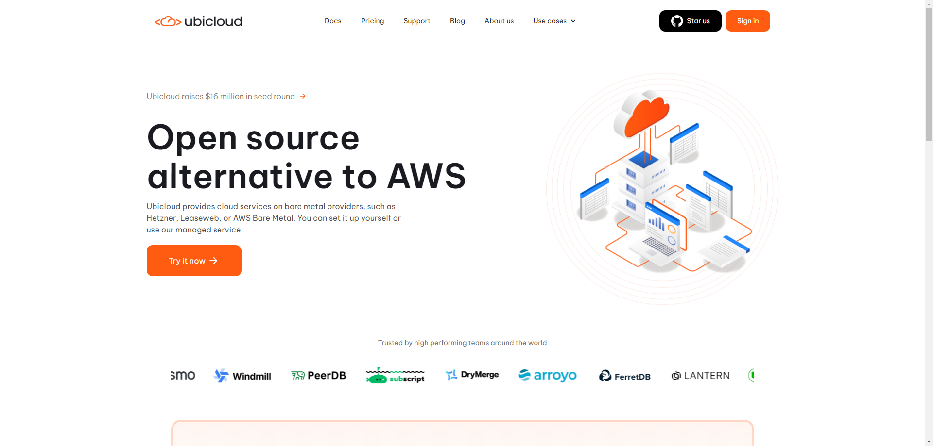 Ubicloud: Open Source Cloud Alternative to AWS