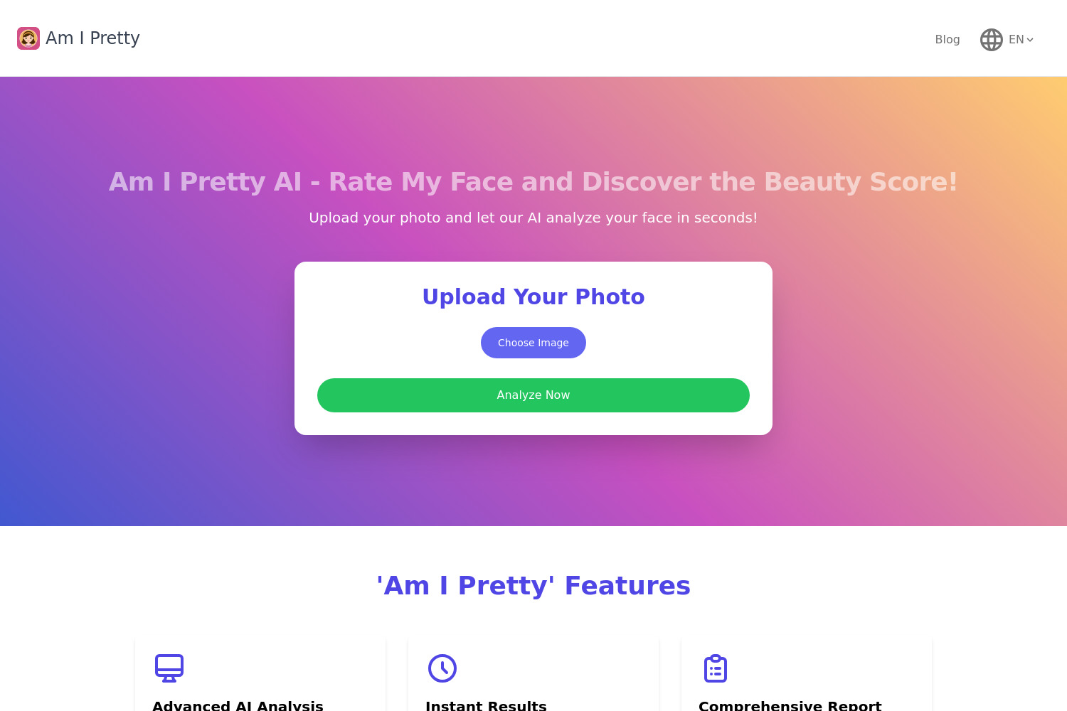 Am I Pretty: Instant AI Facial Symmetry Analysis