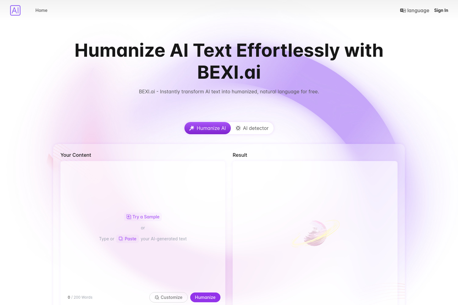 BEXI.ai: Humanize Your AI Text for Natural Communication