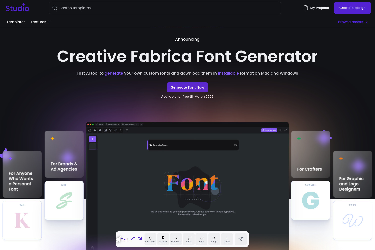 Creative Fabrica: AI Font Generator for Custom Typography