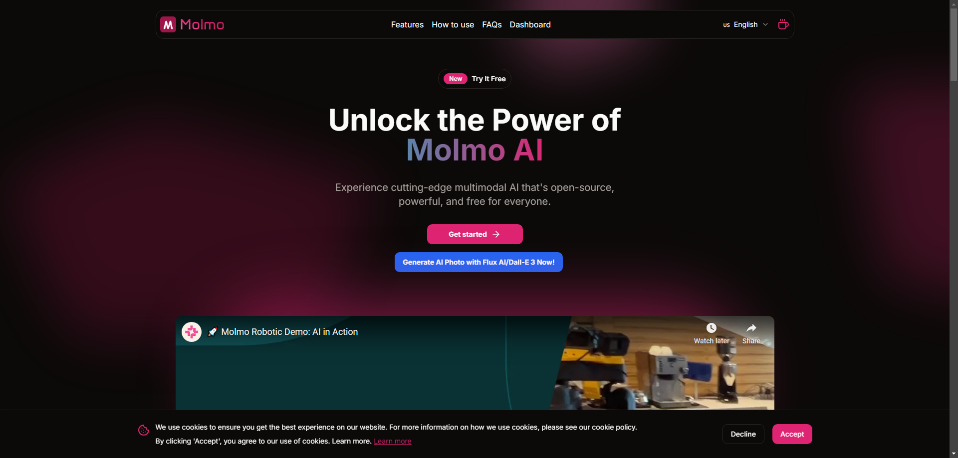 Molmo AI - Boost Your Productivity with Cutting-Edge AI Tools