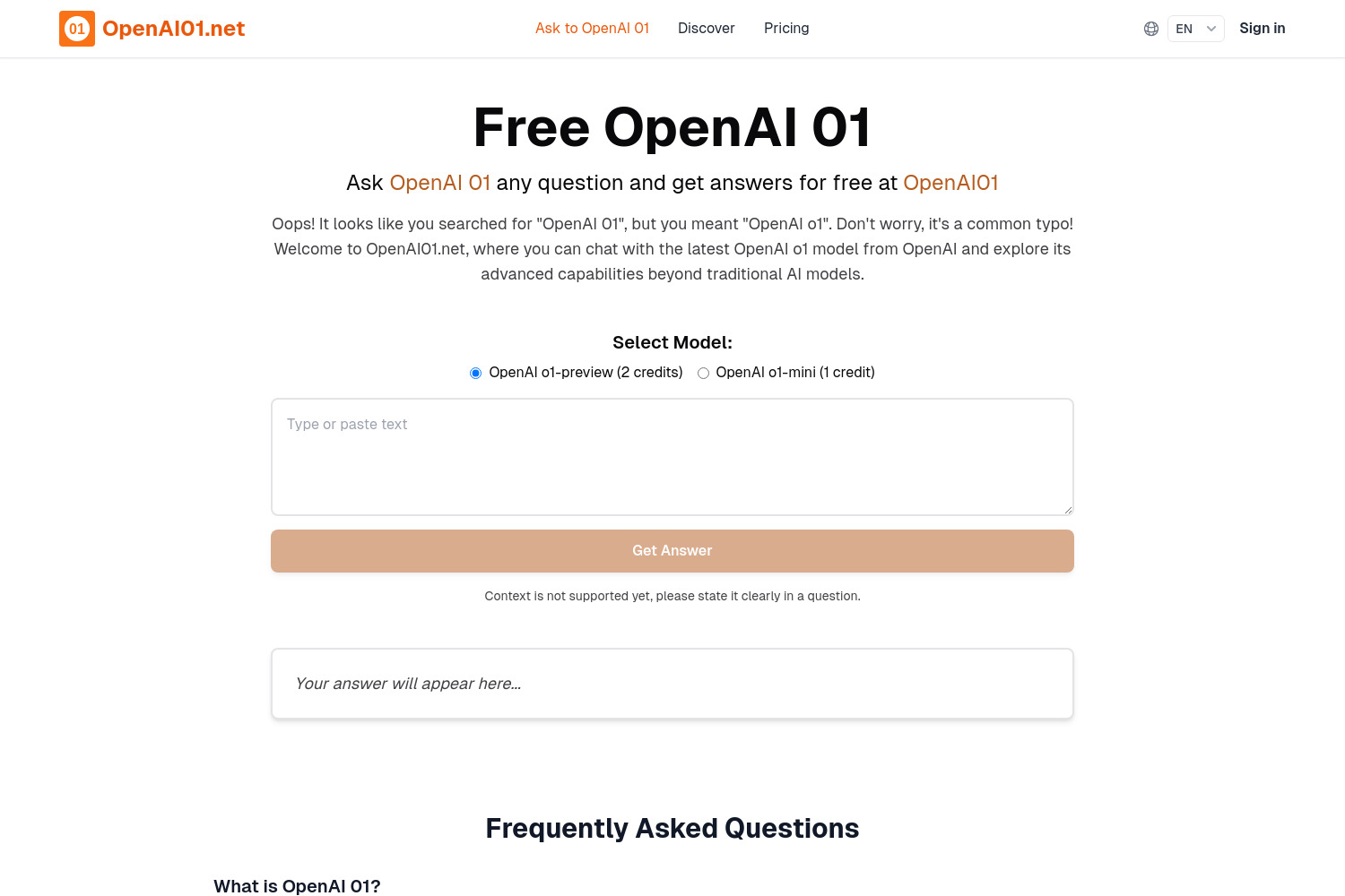 OpenAI01.net: Advanced AI for Complex Problem Solving