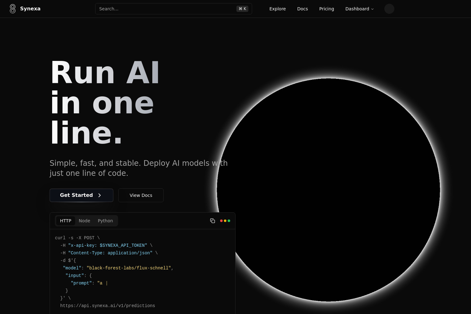 Synexa AI: Effortless AI Model Deployment with Cost-Effective Solutio