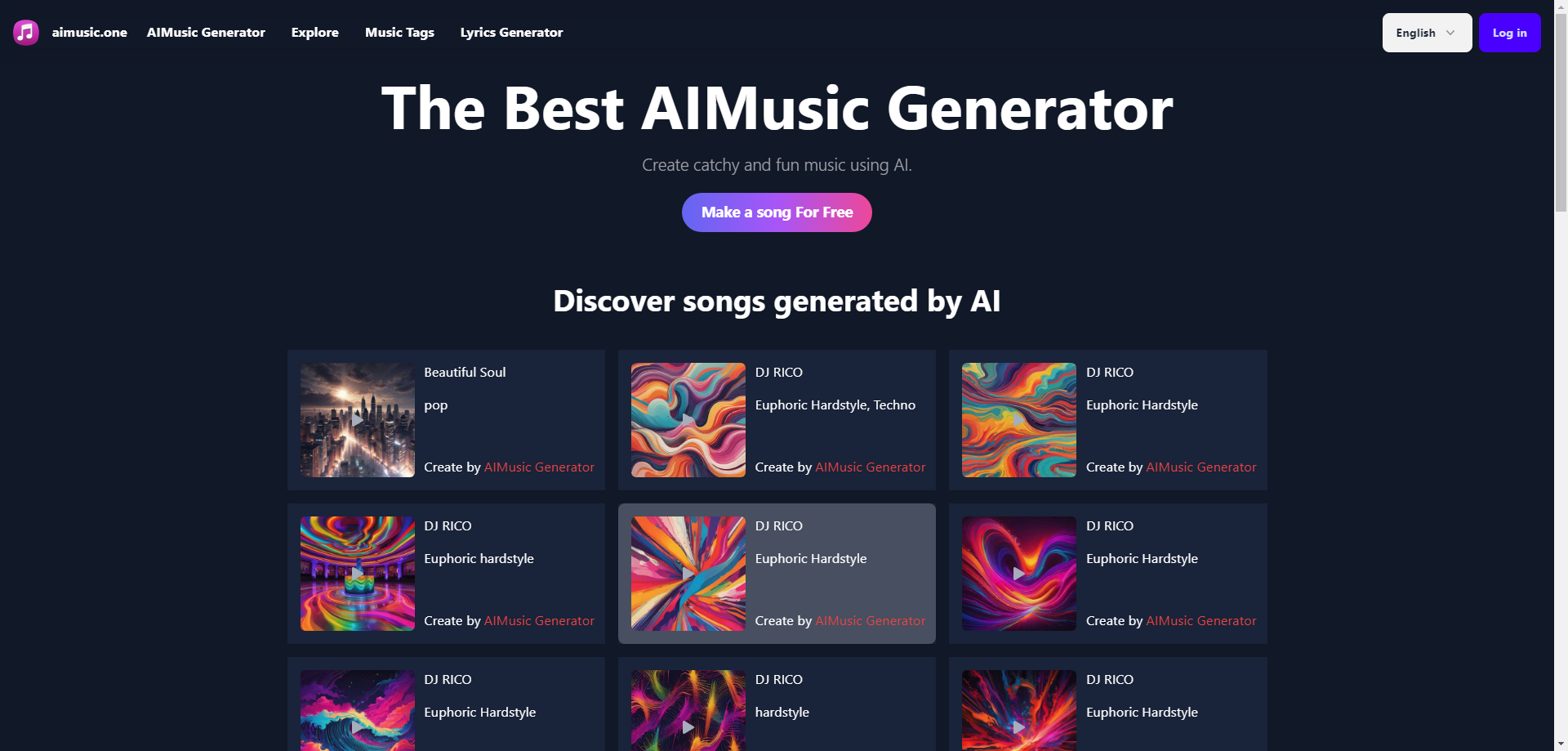 aimusic.one - Create Unique AI-Generated Music for Free