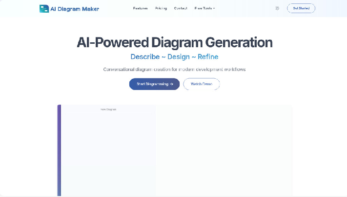 AI Diagram Maker: Create Professional Diagrams Instantly with Natural Language