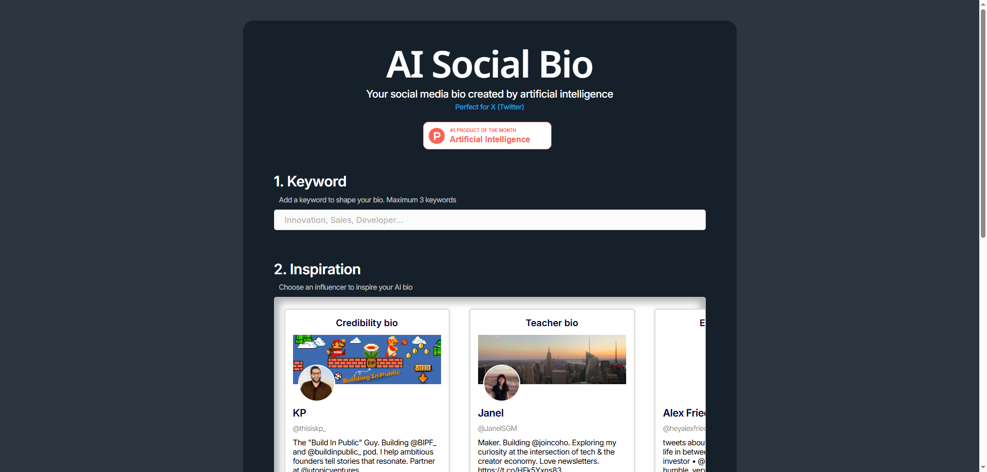 AI Social Bio: The Smart Way to Create Perfect Social Media Bios