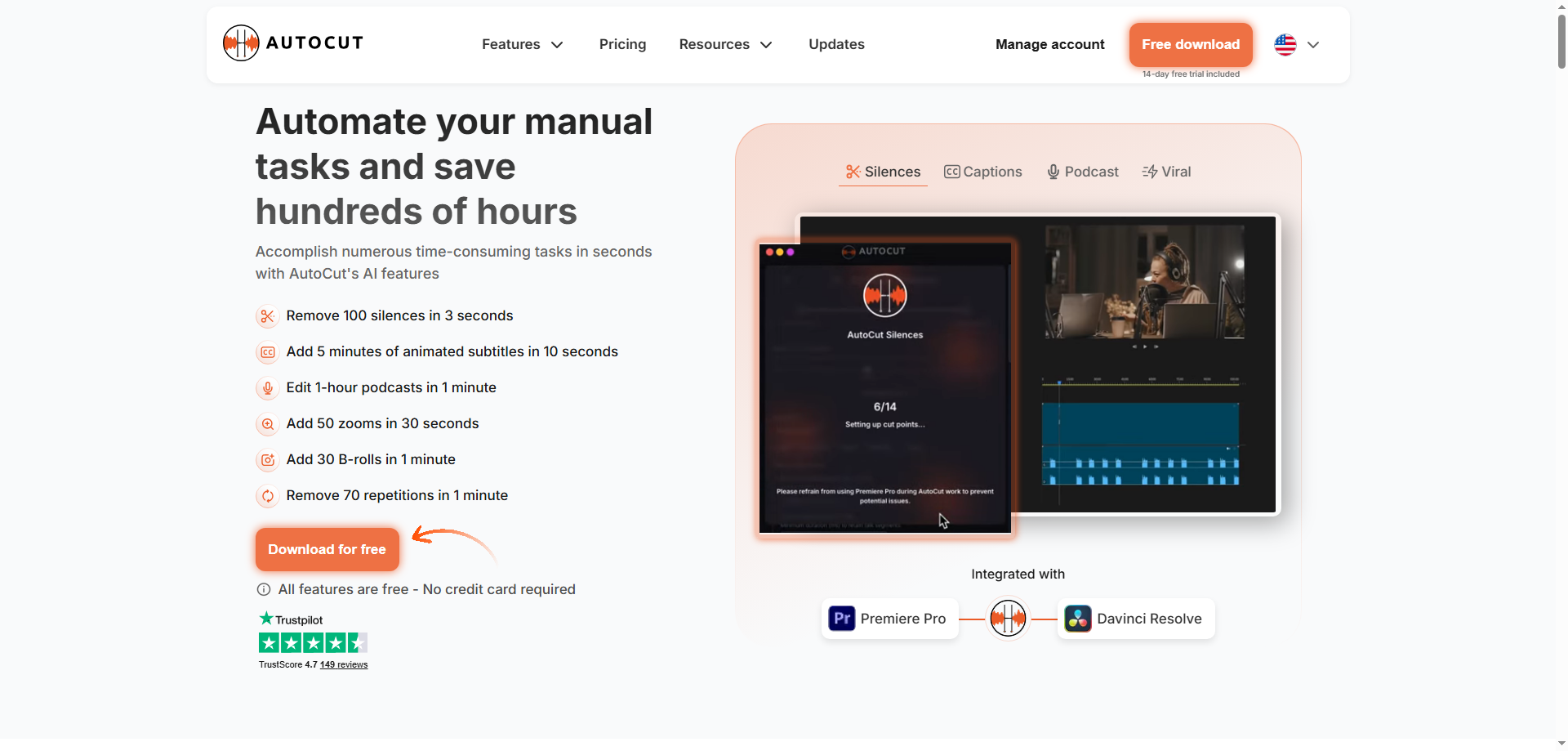 AutoCut: AI Video Editing Automation Plugin