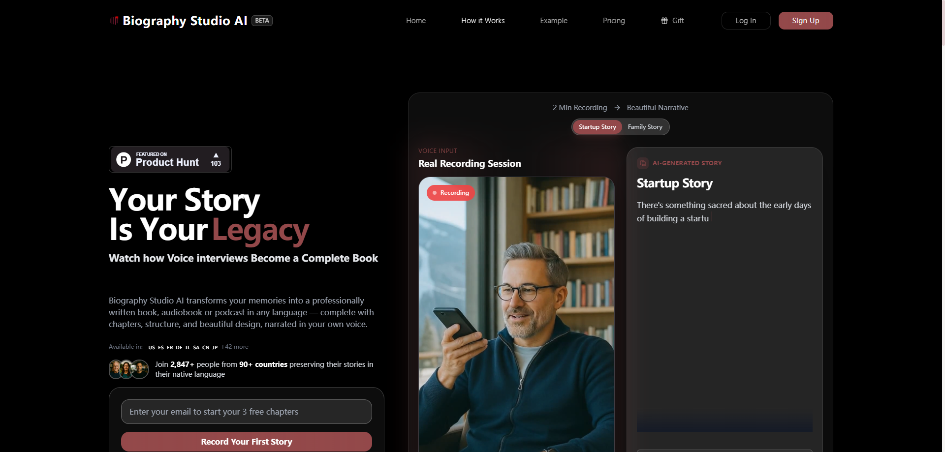 Biography Studio AI: Transform Your Personal Stories into Legacy Projects