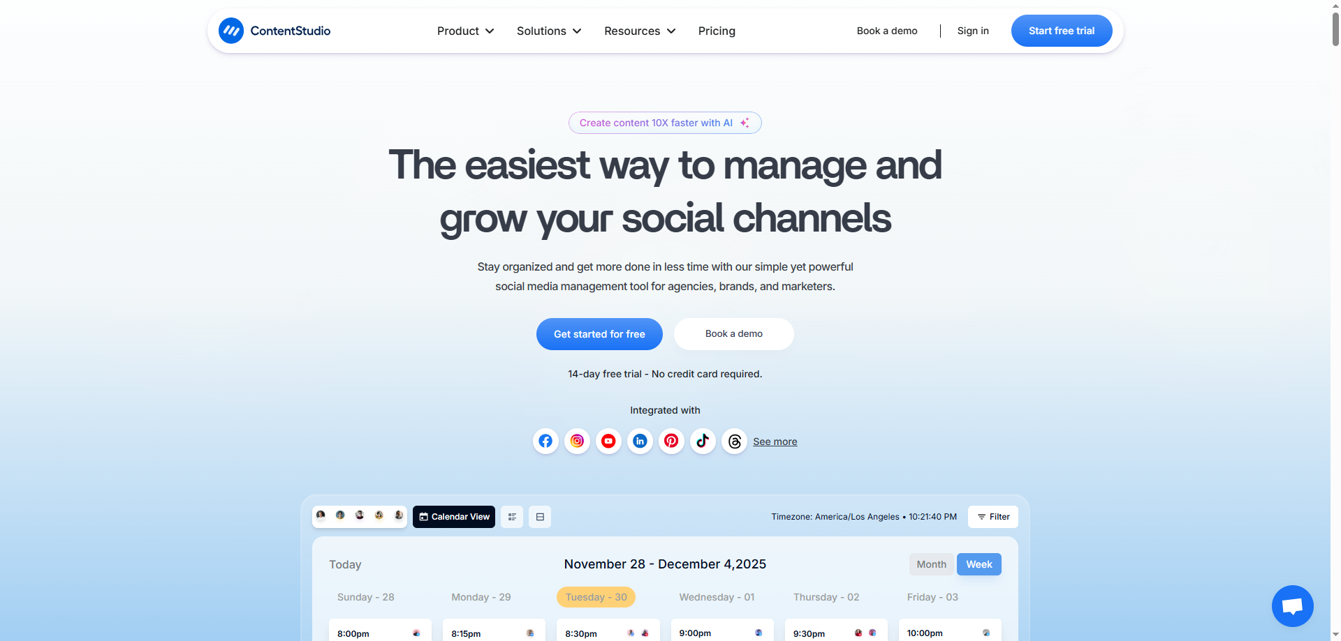 ContentStudio: Complete Social Media Command Center