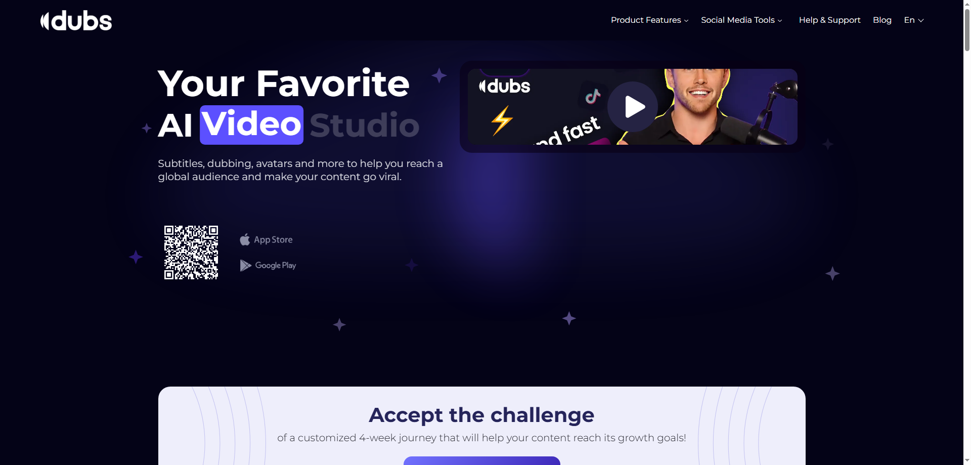 Dubs.io: AI-Powered Video Dubbing & Subtitle Generator