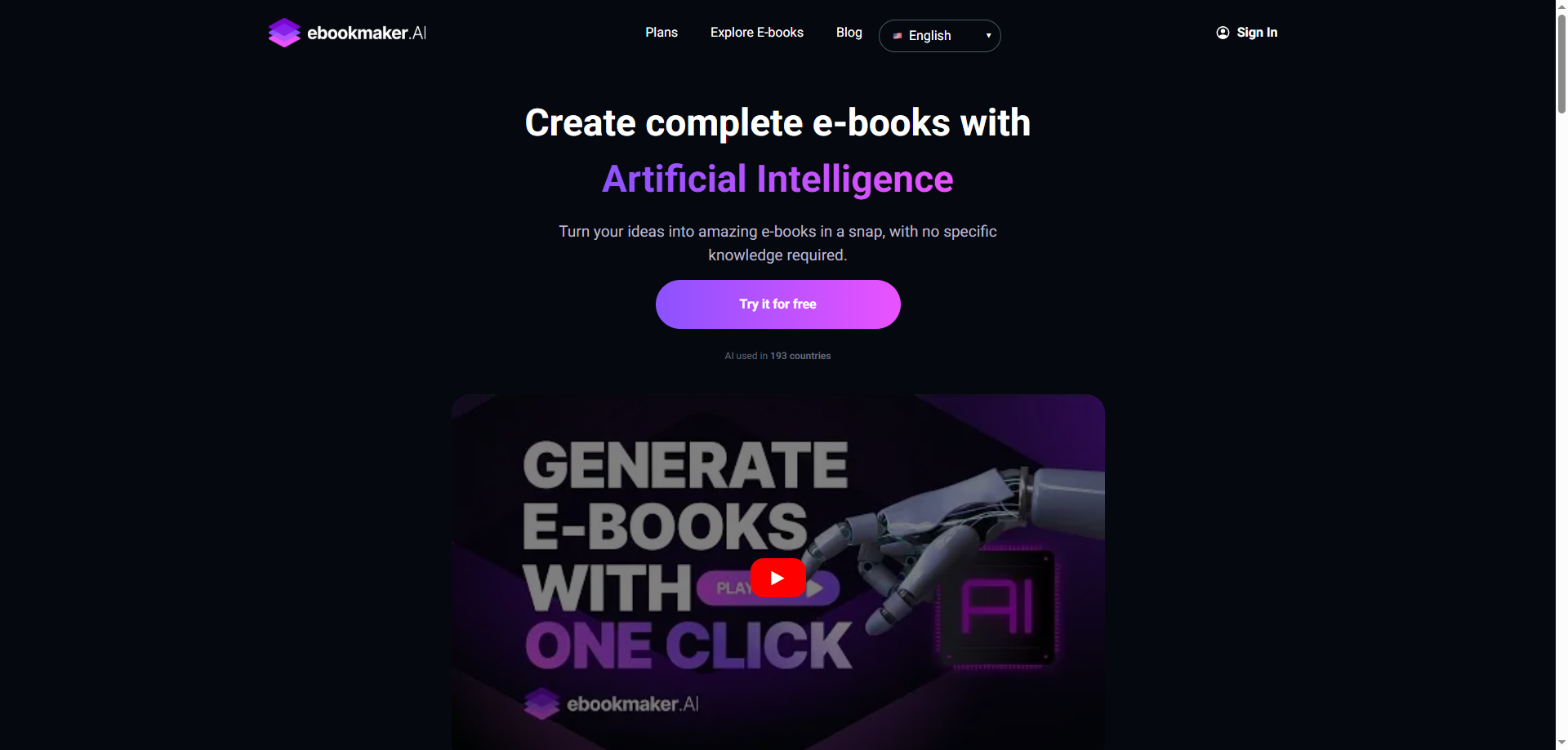 Ebookmaker: AI-Driven Digital Publishing Made Simple