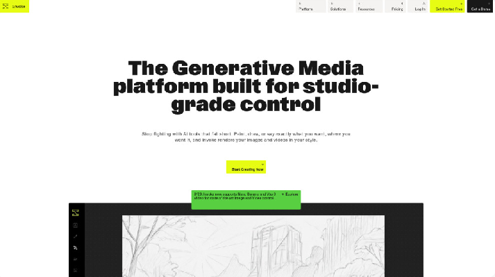 Invoke: The Generative Media Platform for Studio-Grade Creative Control 