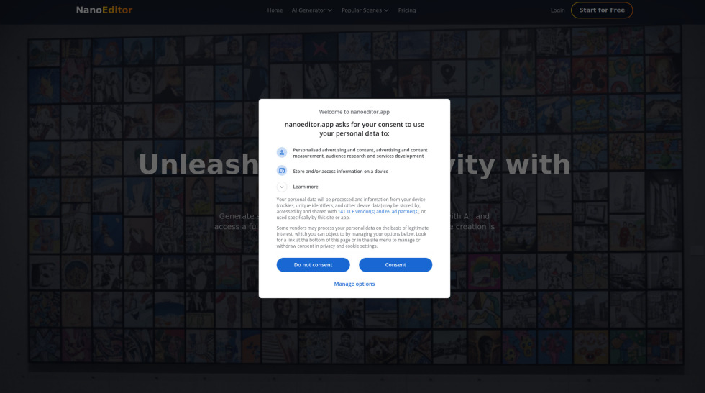 NanoEditor: The Scenario-Based AI Platform for Limitless Visual Creation
