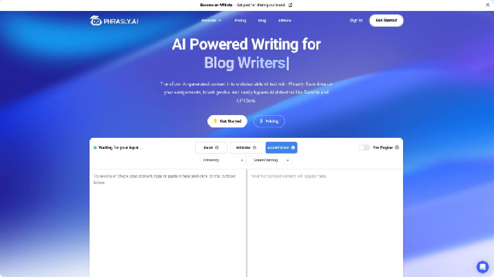 Phrasly.AI: Revolutionizing AI Content Humanization