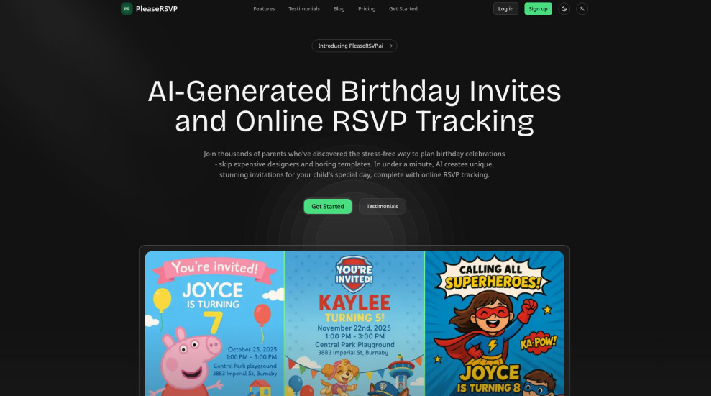 PleaseRSVP: The Smartest Way to Create and Manage Kids’ Birthday Invitations
