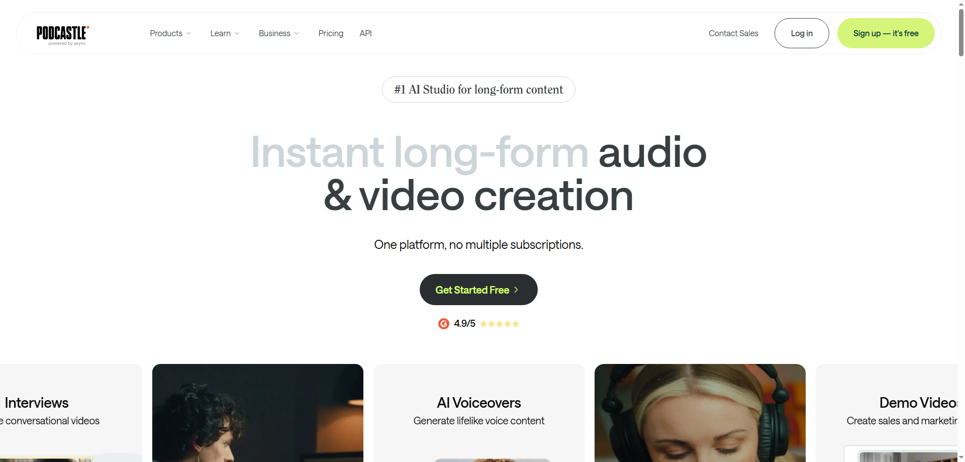 Podcastle – AI-Powered Platform for Effortless Podcast and Video Creation Podcastle – AI-Powered Platform for Effortless Podcast and Video Creation