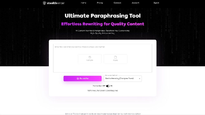 StealthWriter: AI Content Made Undetectable