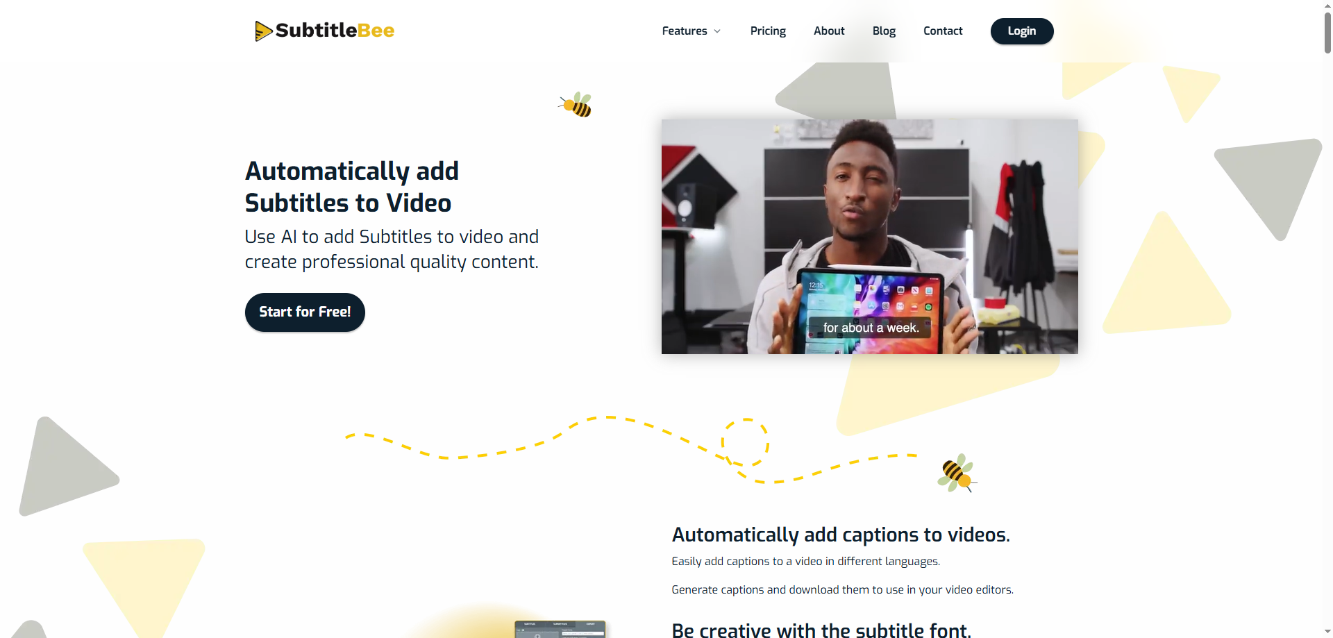 SubtitleBee: AI Subtitle Generator & Video Translator