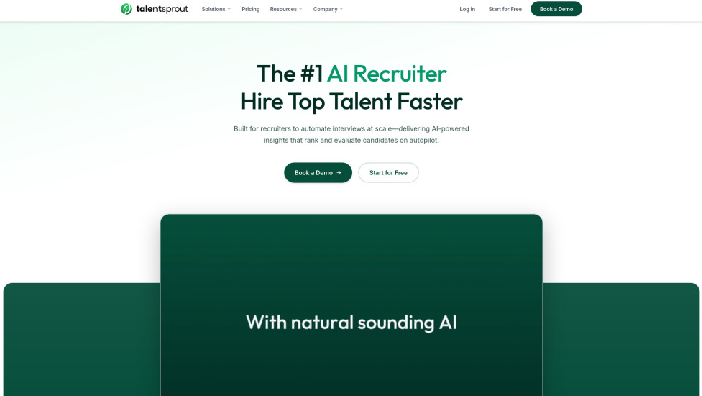 TalentSprout.ai: The AI Recruiter That Automates Interviews and Accelerates Hiring