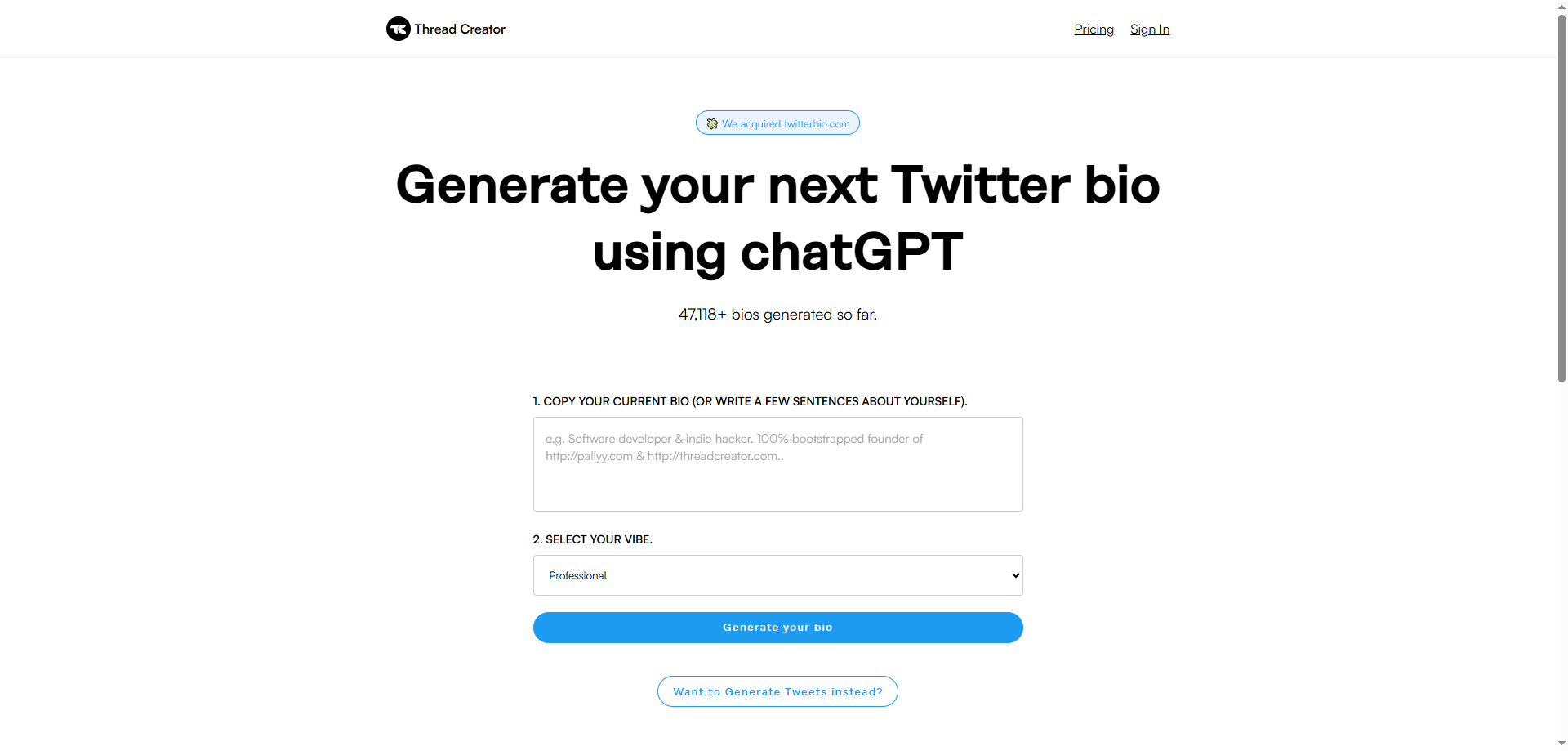Thread Creator: Streamlining Twitter Management with AI-Powered Tools