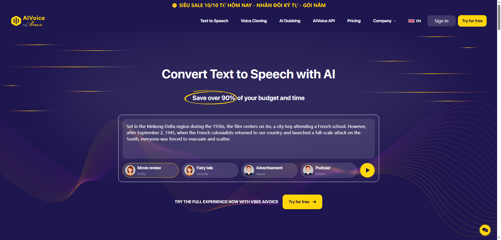 Transform Your Voice Content with Vbee AIVoice – The Smart AI Voice Solution for Modern Creators