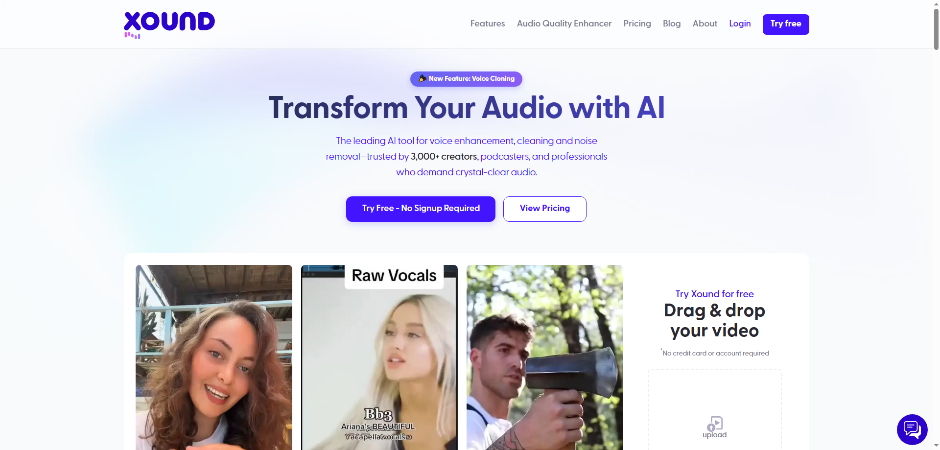 Xound.io – AI-Powered Sound Enhancement for Perfectly Clear Audio Xound.io – AI-Powered Sound Enhancement for Perfectly Clear Audio