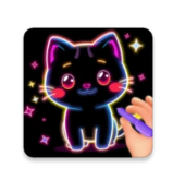 Glow Art Drawing - Doodle App