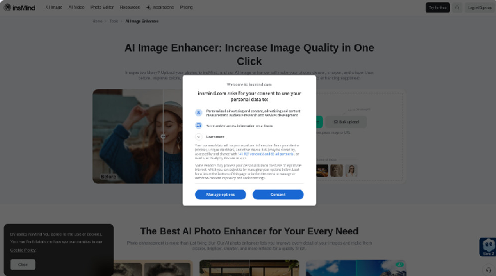 insMind AI Image Enhancer: Revolutionizing Image Quality with AI Precision
